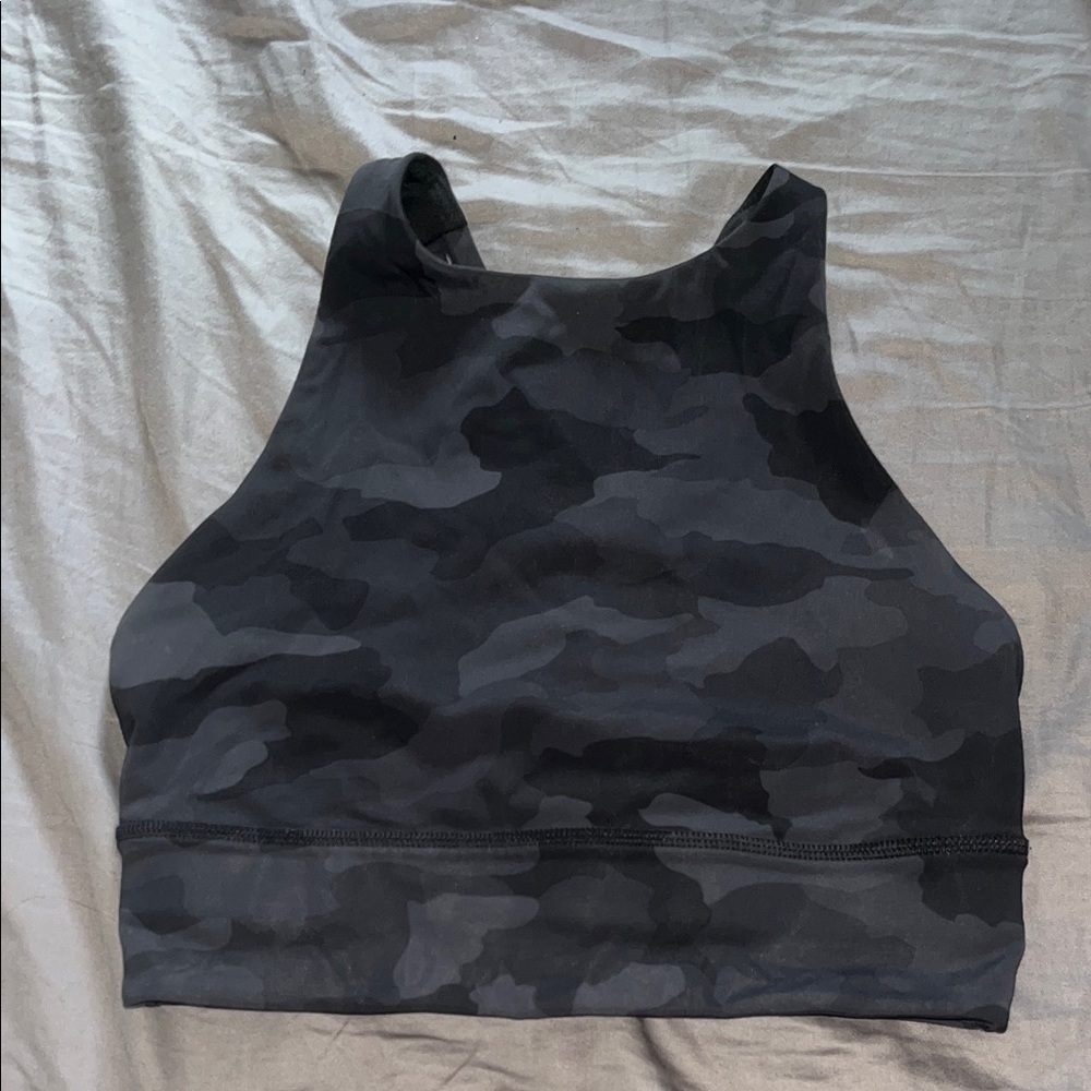 Black Camouflage lululemon Sports Bra